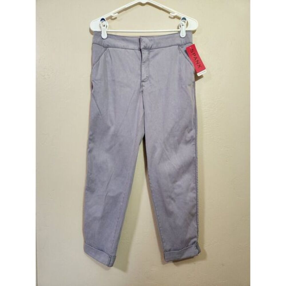 Spanx Slim-X Cuffed‎ Trouser Gray Pants Womens Size 27